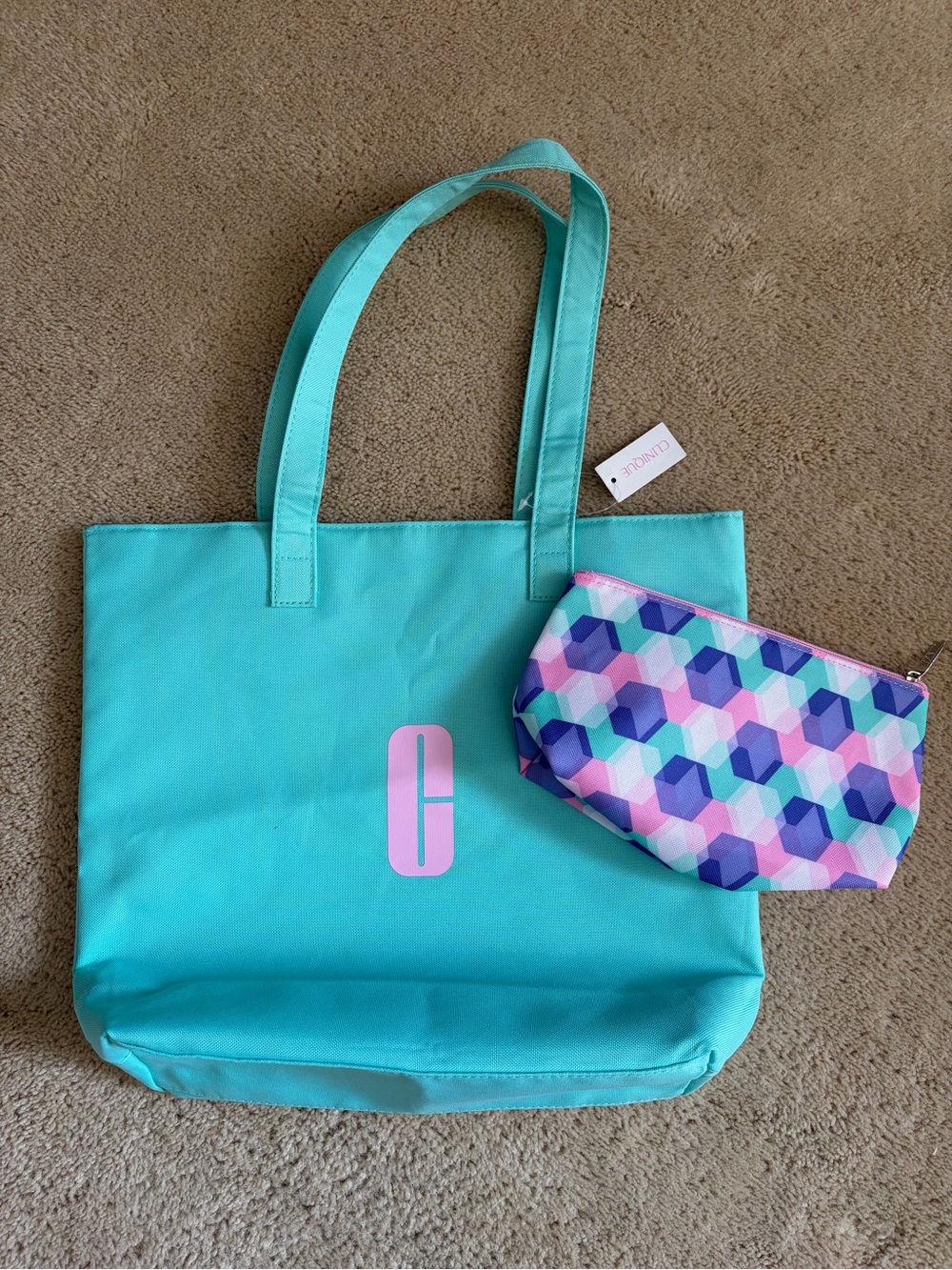Clinique Tote and Make Up Pouch